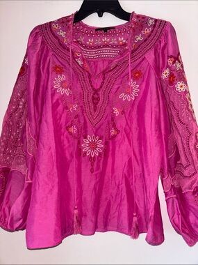 Kobi Halperin Embroidered Blouse